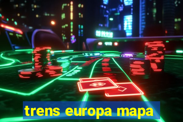 trens europa mapa